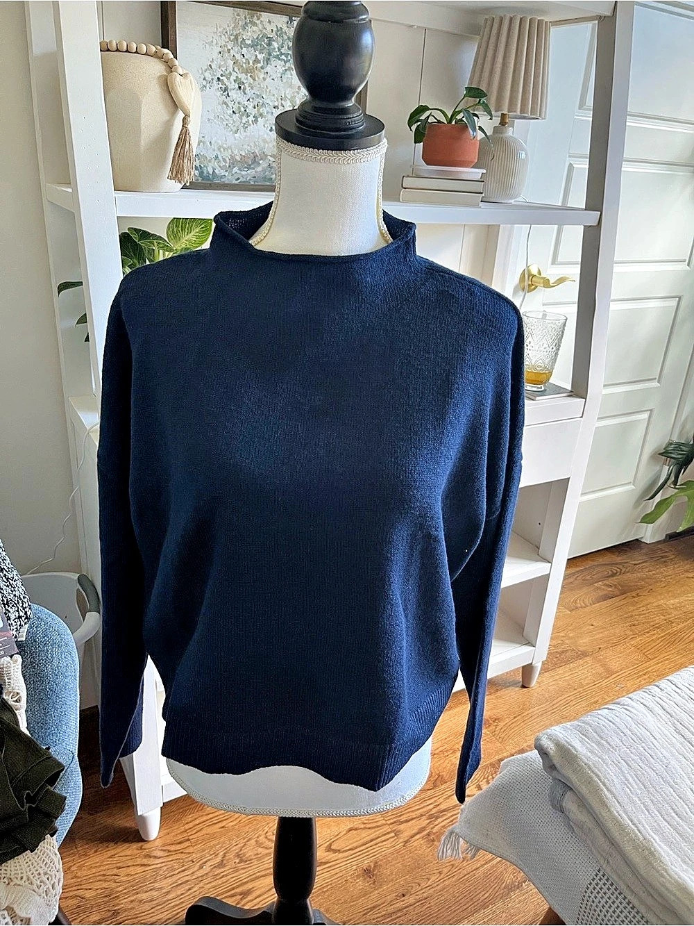 Sonoma Crewneck Sweater in Blue Size Small NWT
